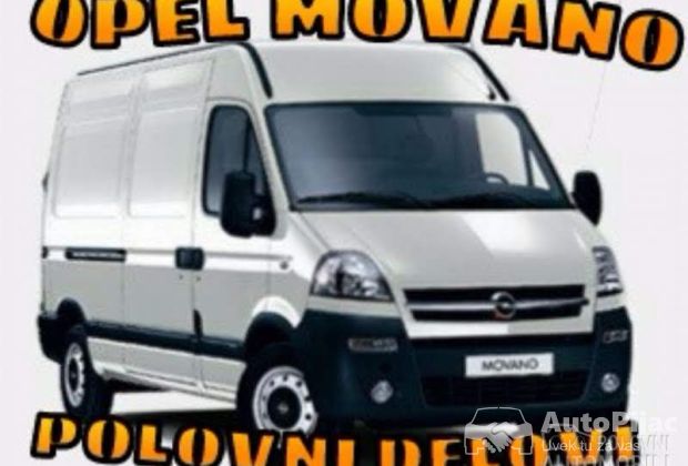 Opel Movano Reno Master POLOVNI DELOVI