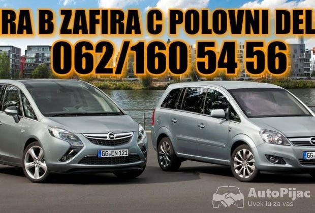 Opel Zafira B POLOVNI DELOVI