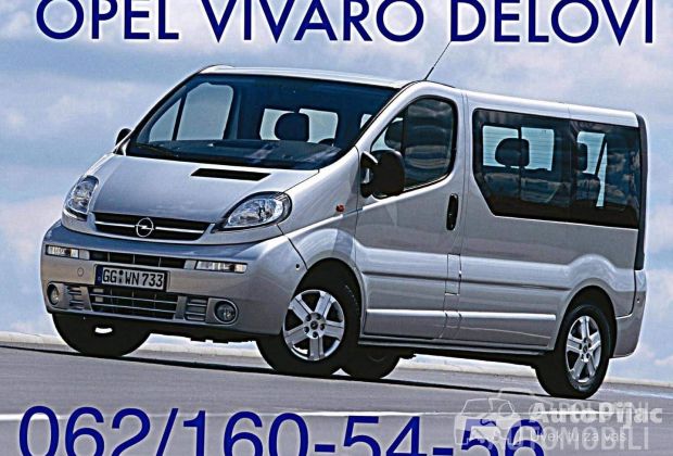 Opel Vivaro Renault Trafic POLOVNI DELOVI