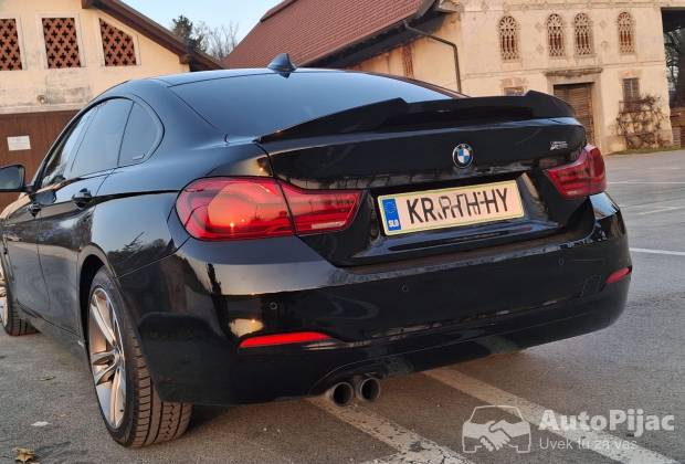 BMW serija 4 GRAND COUPE 420i KOT NOV,UGODNO,GARAZIRAN