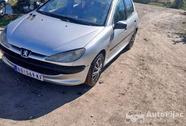 Peugeot 206 1.4 HDi – Registrovan do 07/2026, Žitorađa, 1.200€