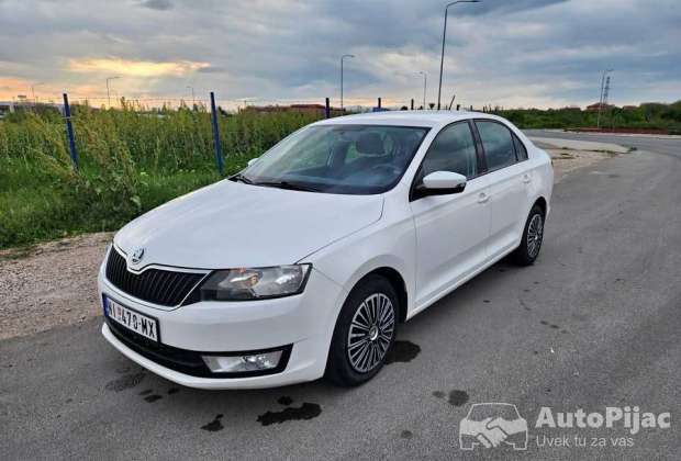 Skoda rapid 2017 godina 1.4 tdi reg jos mesec dana,automobil sa realnom kilometrazom