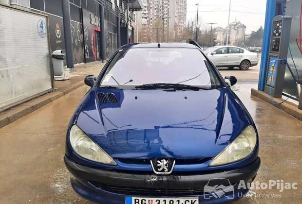 PEUGEOT 206 1.1b-44kw-2002.god. reg.9.2026 ''' (1299 eura) ***----HITNA PRODAJA!!