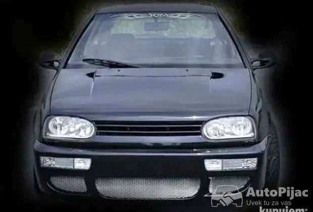 VW Golf 3 III Maska bez znaka