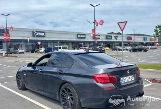 MOŽE ZAMENA…bmw f10 520d 2012 STAGE 2 , reg.  Do 11.2026.  Cela servisna istorija…