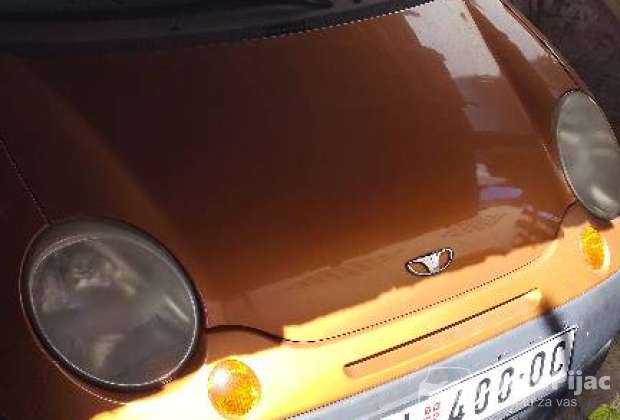 Registrovan Daewoo matiz