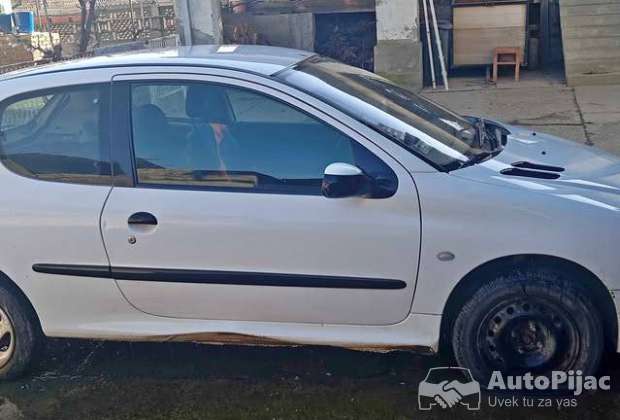 Vrata, gepek, hauba, krila, stakla pežo 206