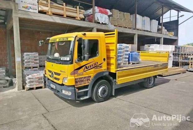 MERCEDES ATEGO 1222 KIPER 25.000e EURO 5 2011GOD MP3. DUZINA 4,50 SIRINA 2,50 VISINA 0,50. KLIMA, EL