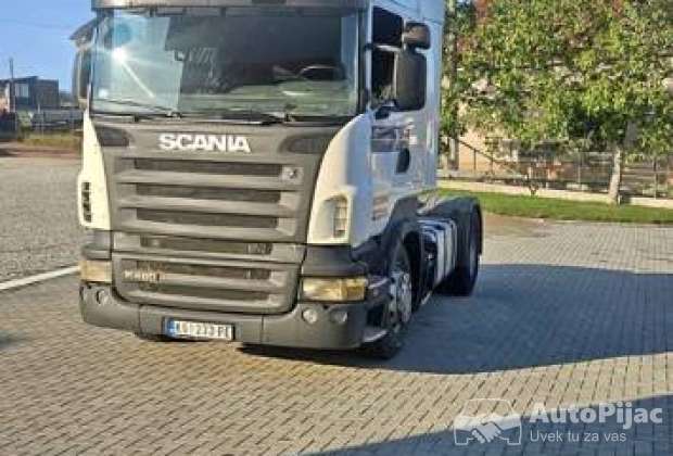 Skanija 420 kip uređaj prednje gume nove zadnje 60% retarder klima registrovana do 15.12.2026 7.500e