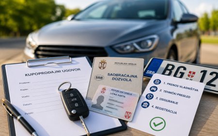 Prva registracija automobila u Srbiji — korak po korak vodič za mlade vozače koji kupuju prvi auto