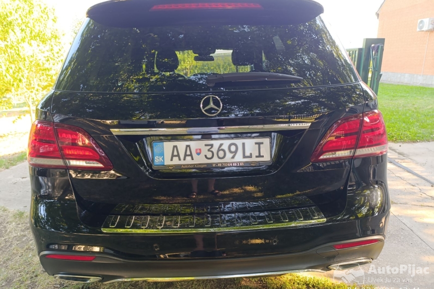 Mercedes GLE 250d 2016 crni SUV - autopijac polovni automobili